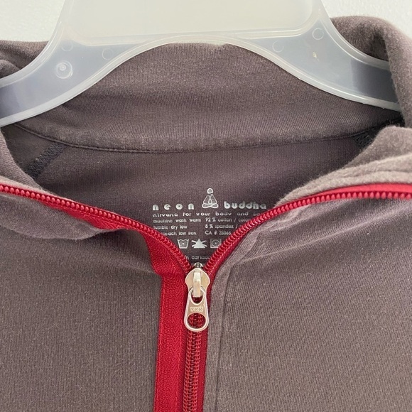 NEON BUDDHA grey athletic jacket in women’s size S - Picture 2 of 6